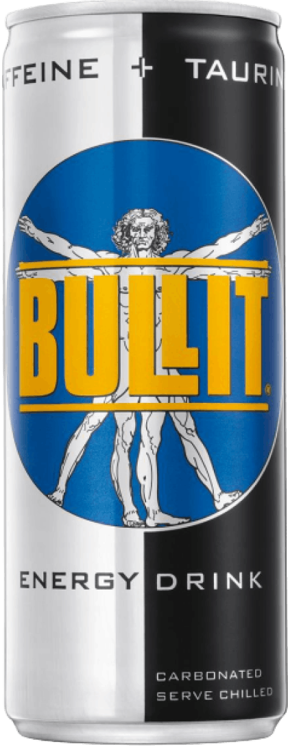 Bullit energy drink can