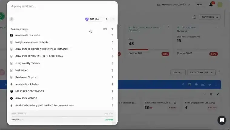Interacción por voz con ADA 2.0 en Bunker DB