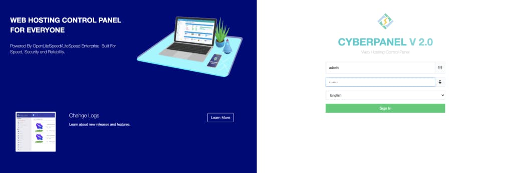 How to use CyberPanel on Openlitespeed