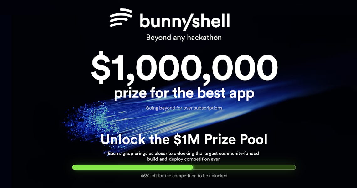 Introducing BunnyHunt: The $1M Global Competition to Build, Ship, and Deploy Software at the speed of your creativity image
