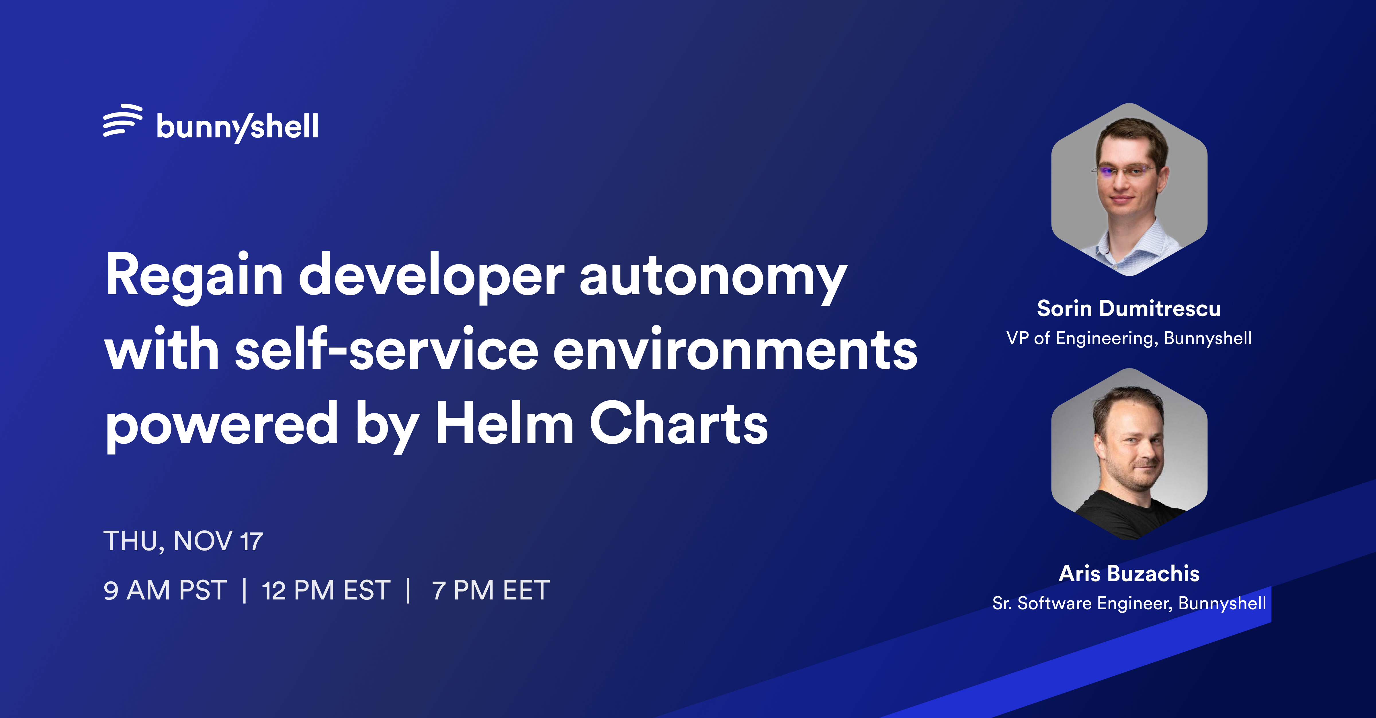 Regain developer autonomy with self-service environments powered by Helm Charts image