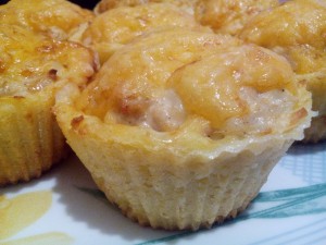 Картопляні кекси з куркою та сиром