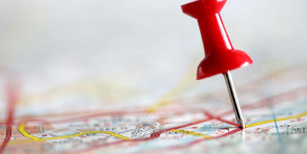 residenza sulla mappa