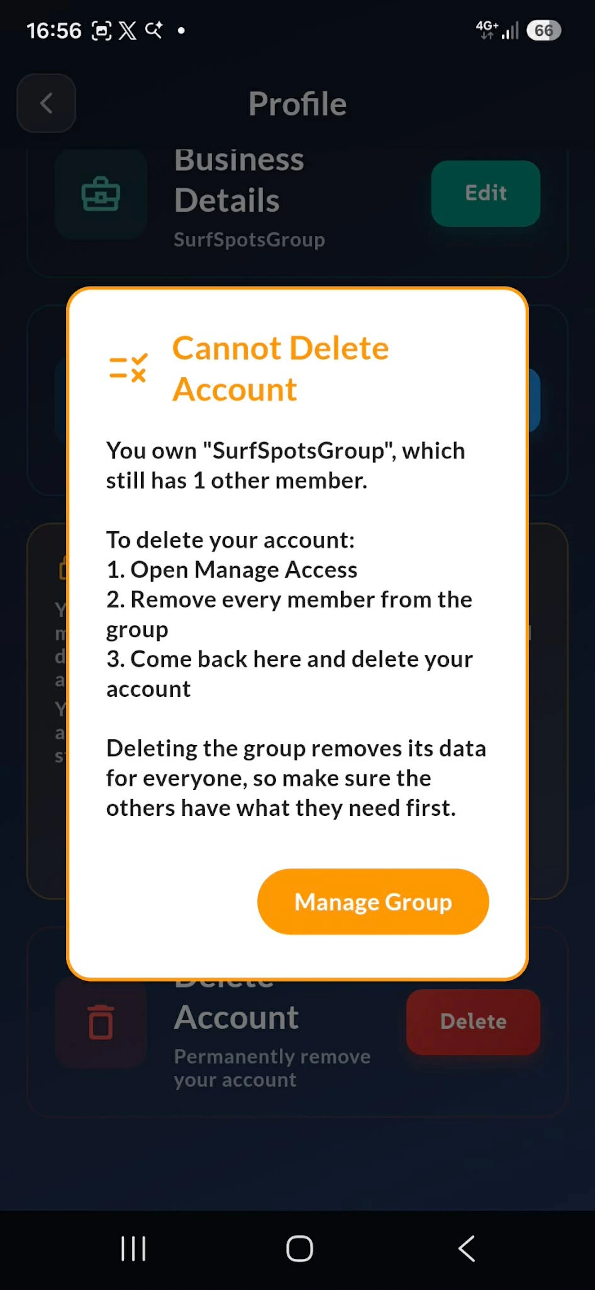 DeleteAccount