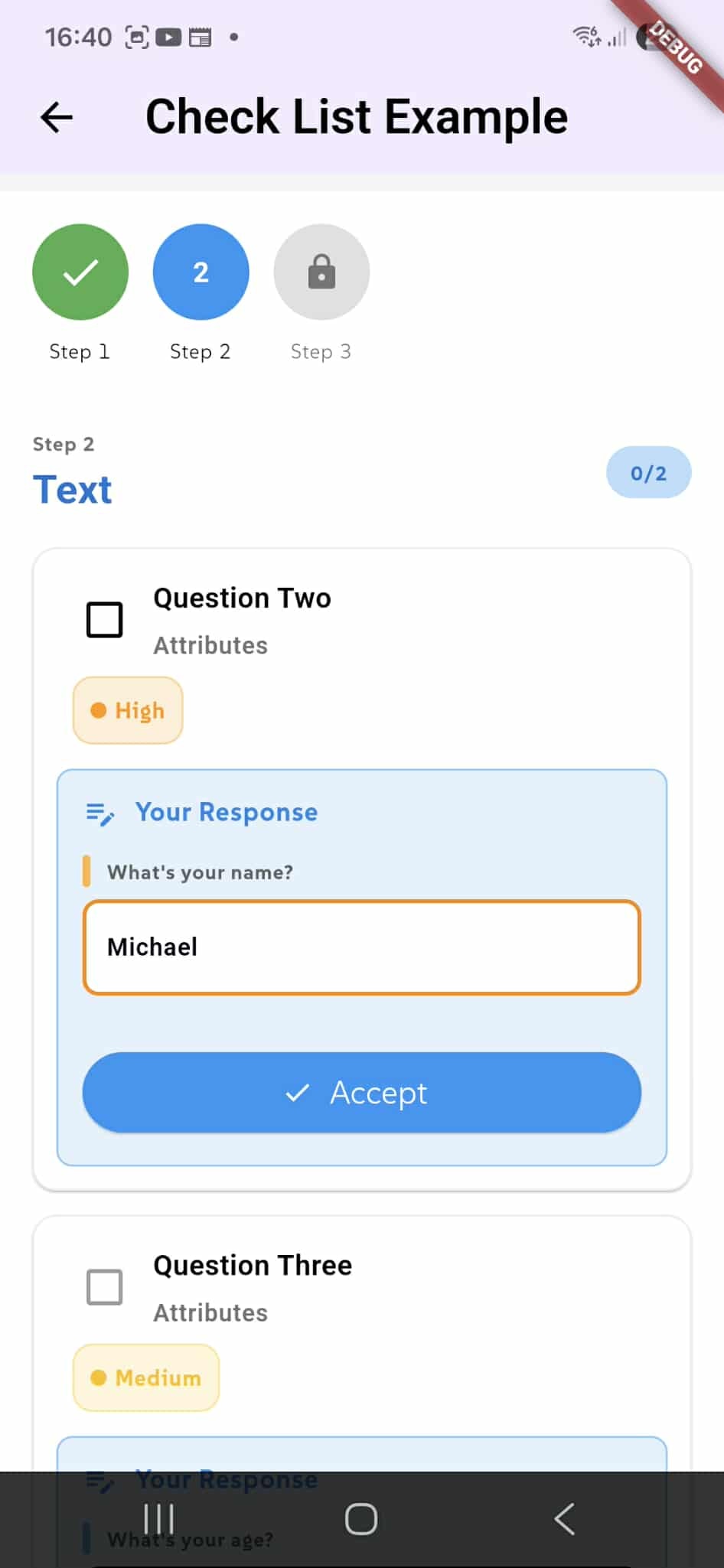 Check_List_Run_Screen_Single_Answers