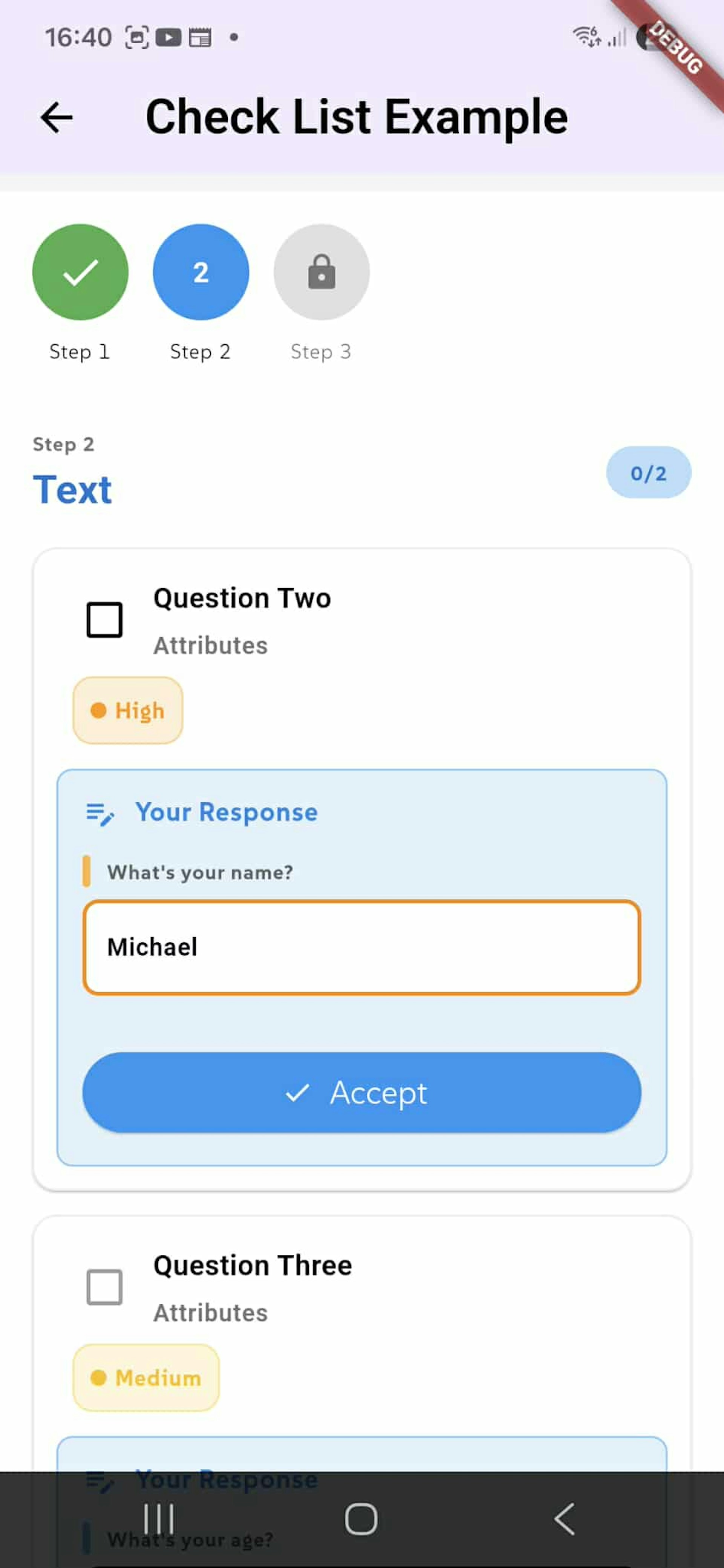 Check_List_Run_Screen_Single_Answers
