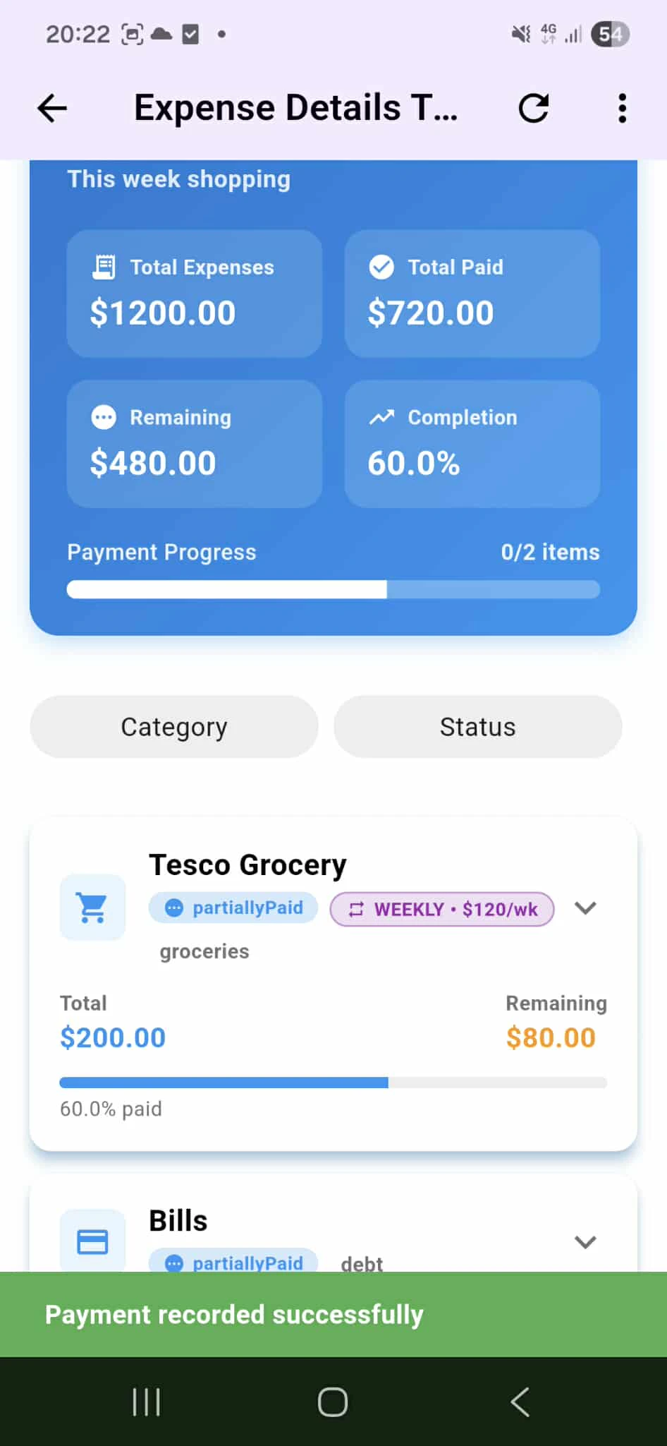 Expense_Tracer_Progress