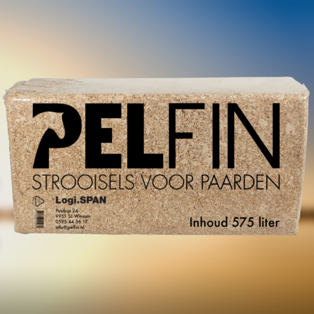 Houvezel voor in de paardenstal