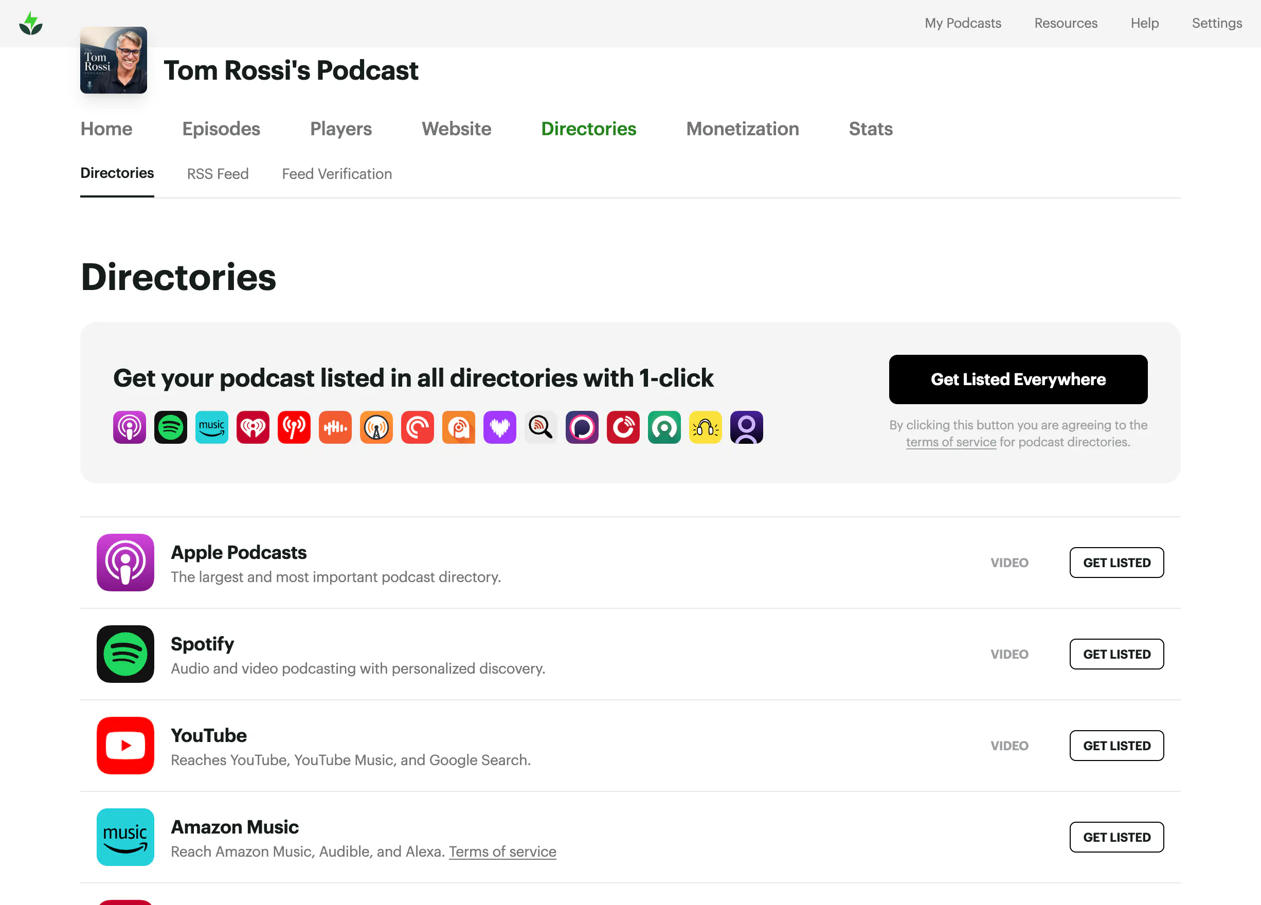 one-click submission to all directories