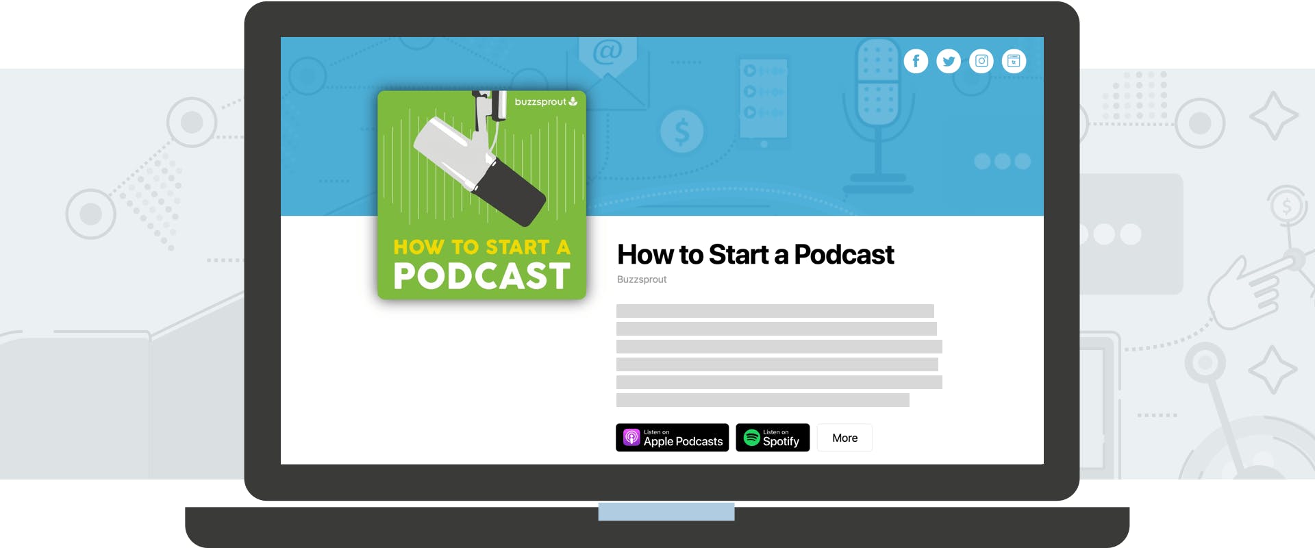 Buzzsprout podcast site example