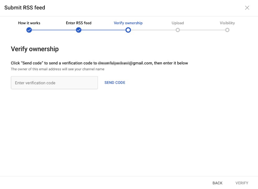 Add verification code to box