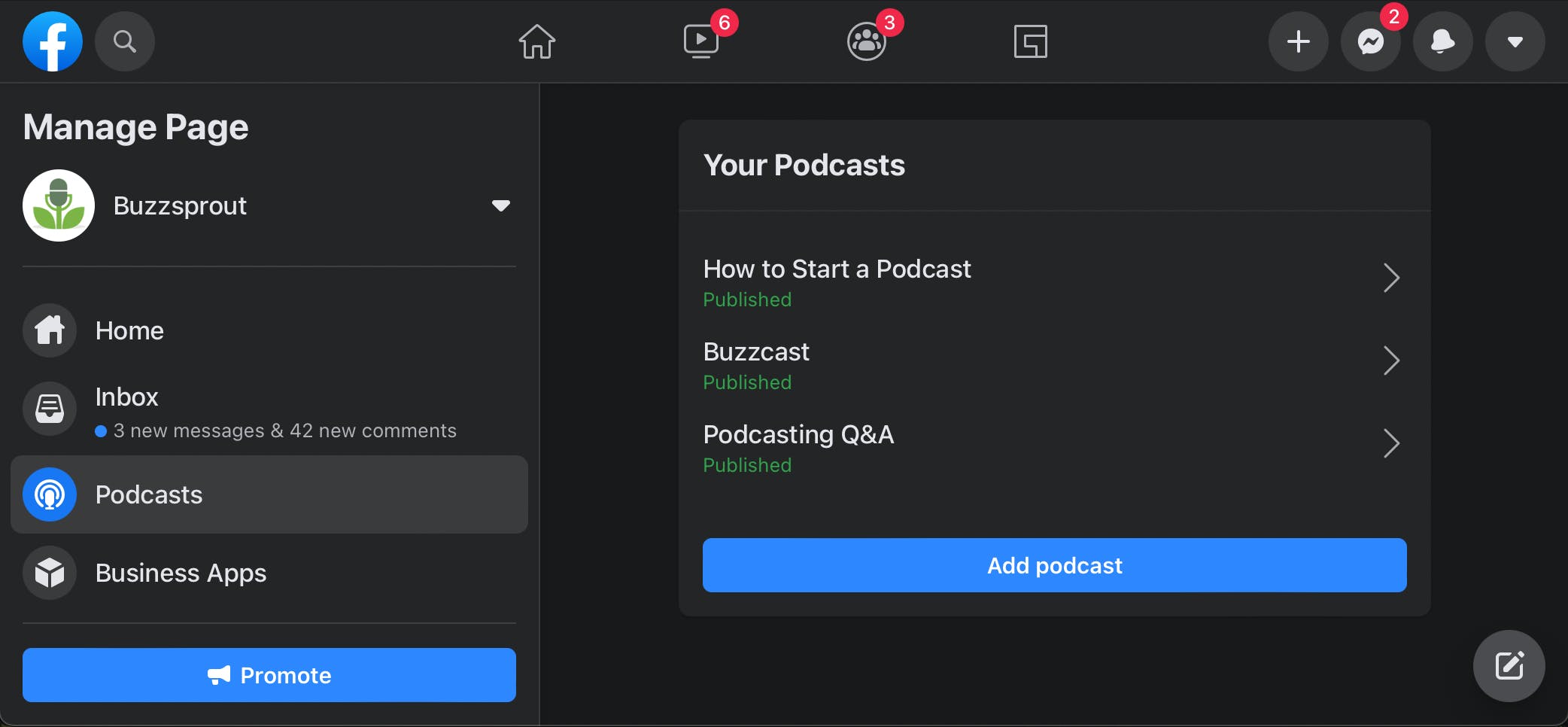 How to Add Your Podcast to Facebook