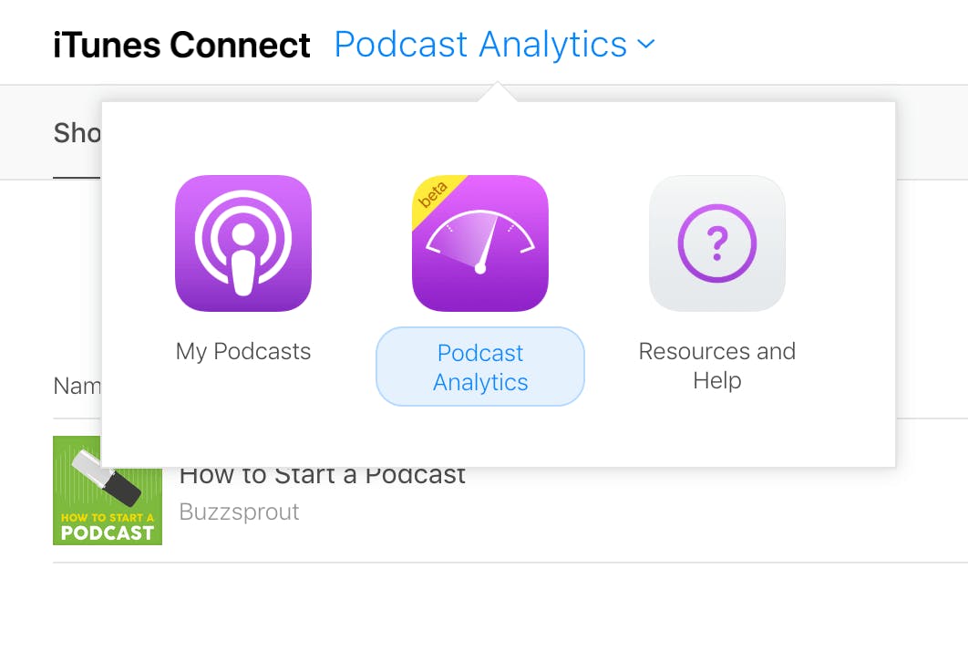 Podcast Analytics in beta