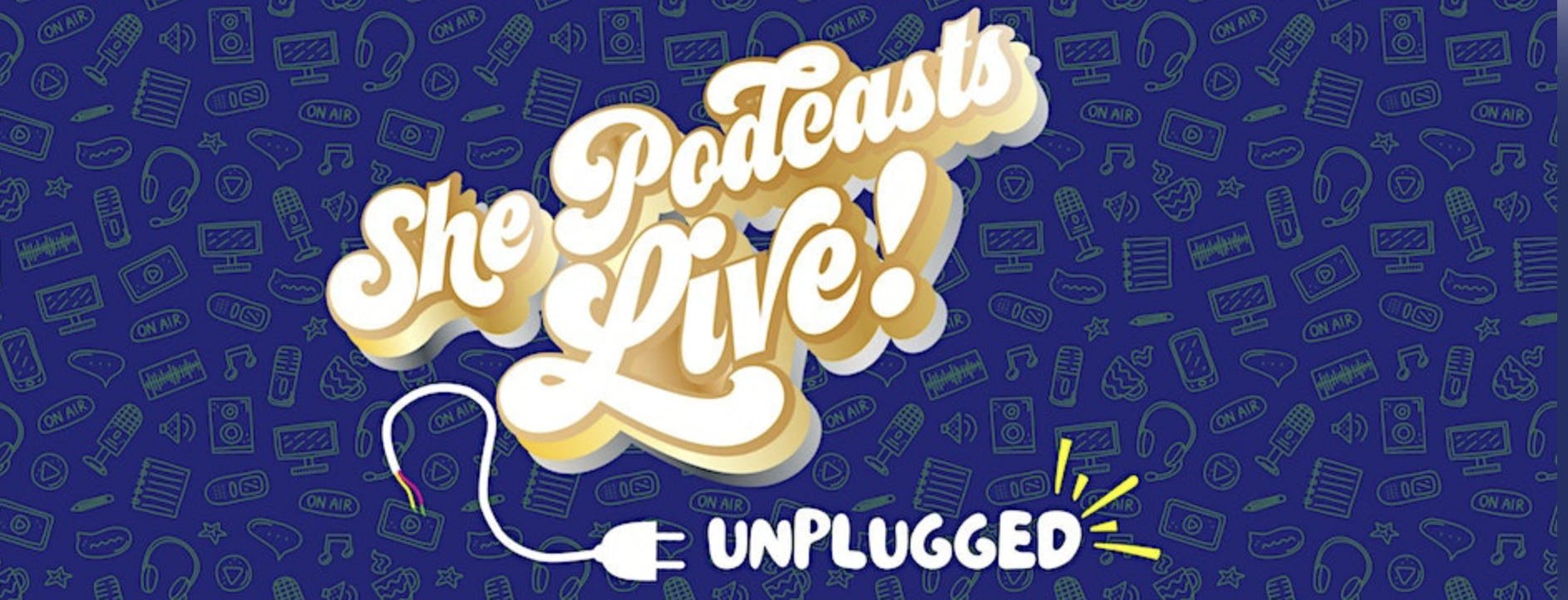 She Podcasts Live logo