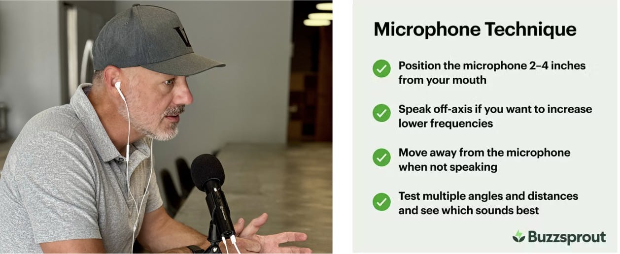 image of microphone technique
