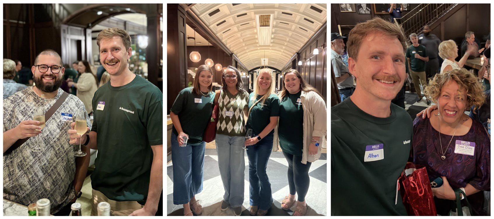 podcasters at Buzzsprout meetup