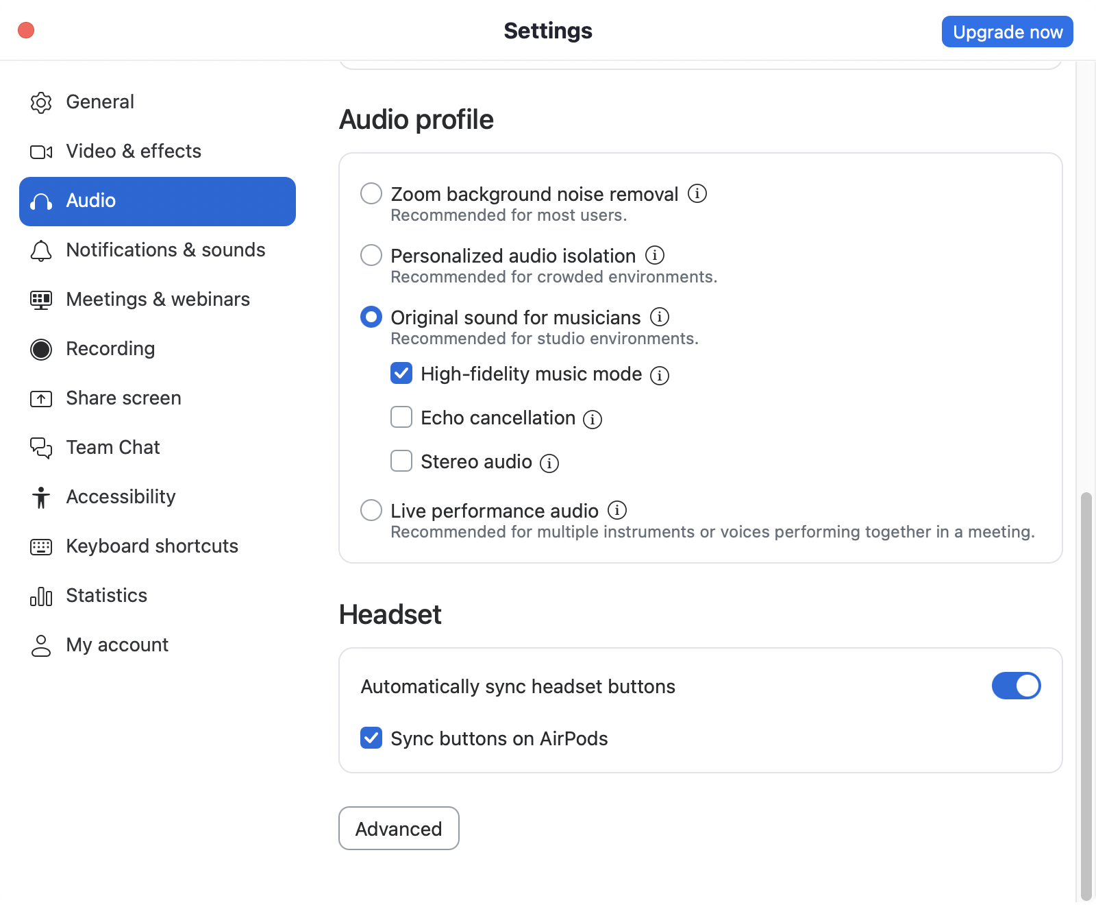 Best zoom settings for podcasters