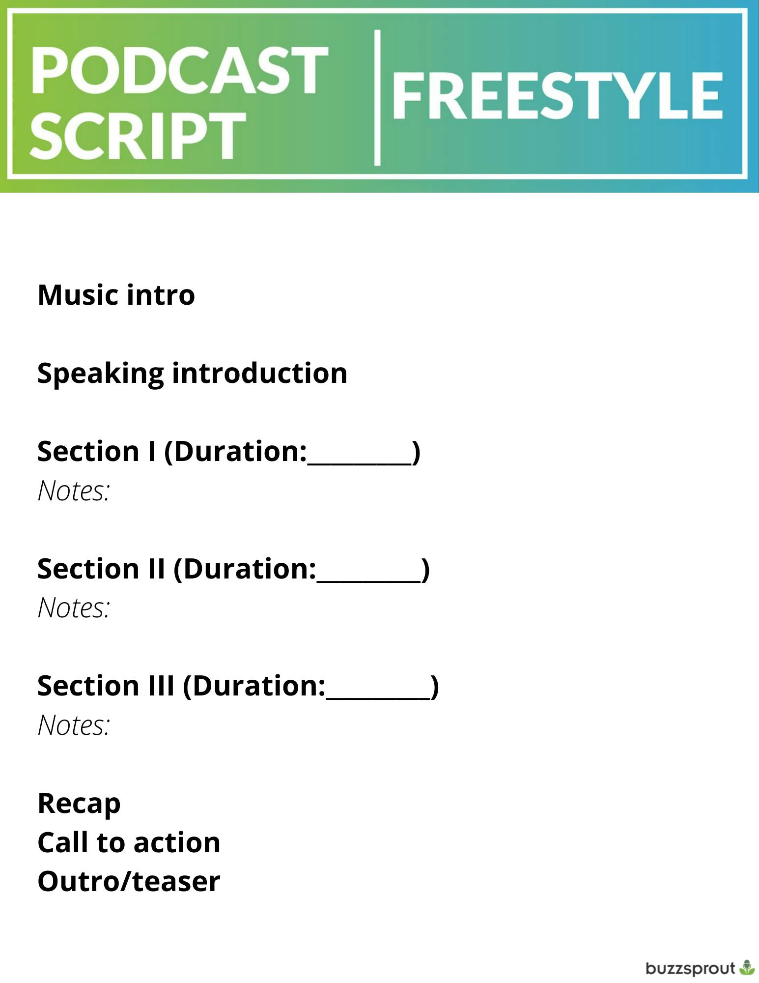 How to Write a Podcast Script [8 Free Script Templates]