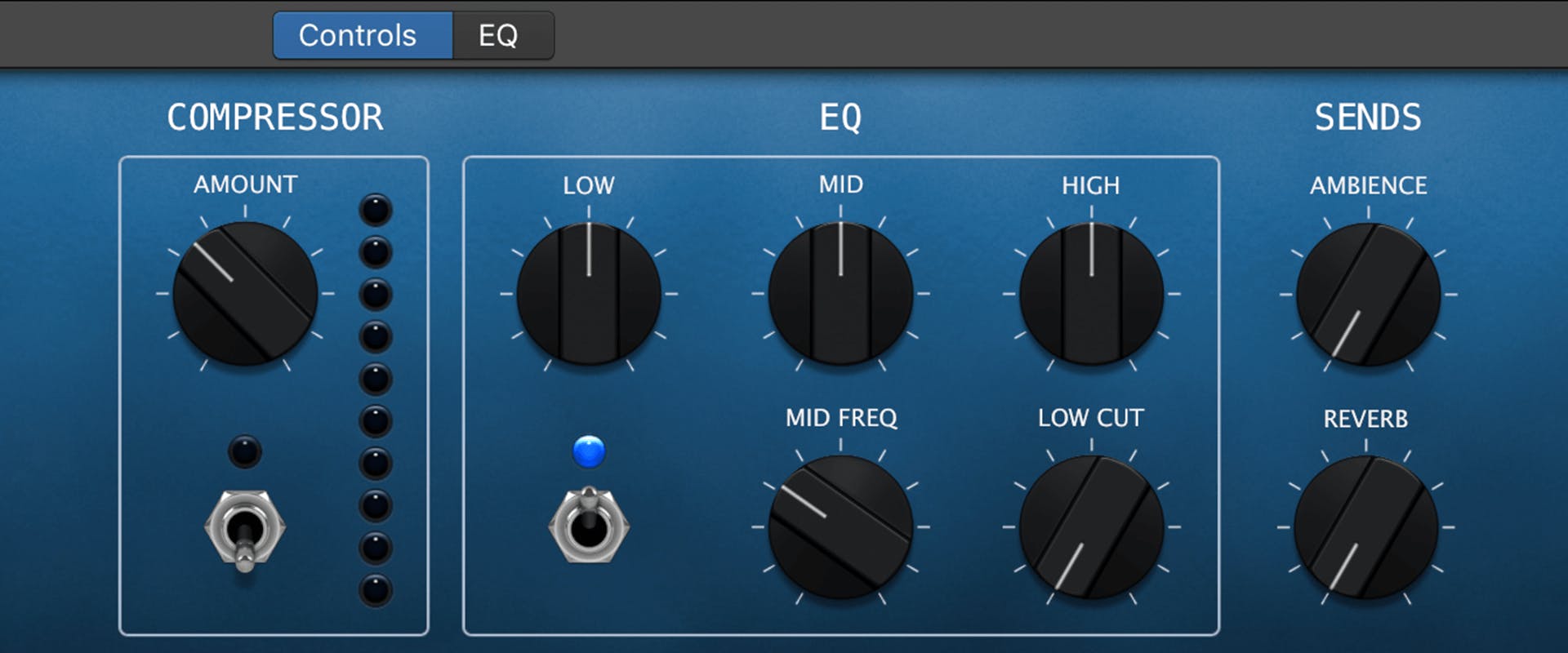Compression and EQ effects