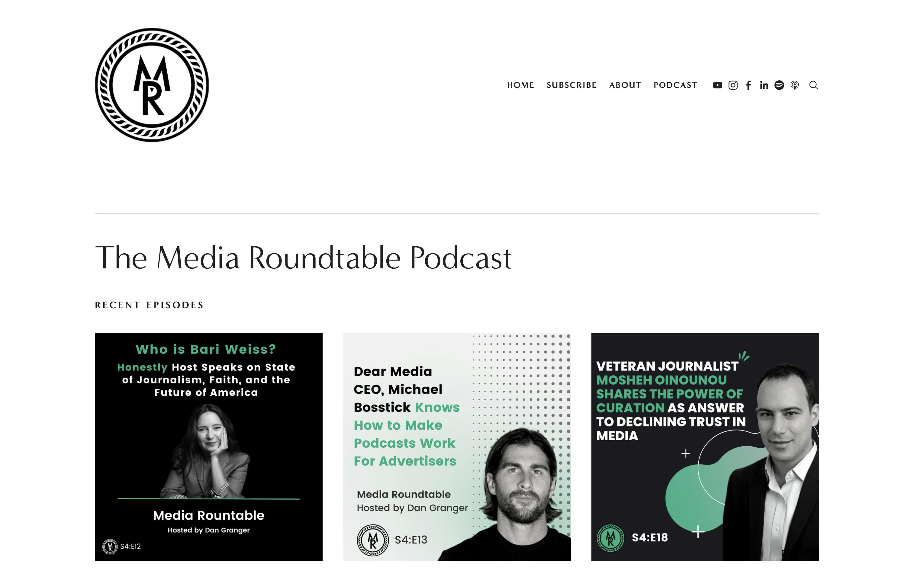 The Media Roundtable Podcast