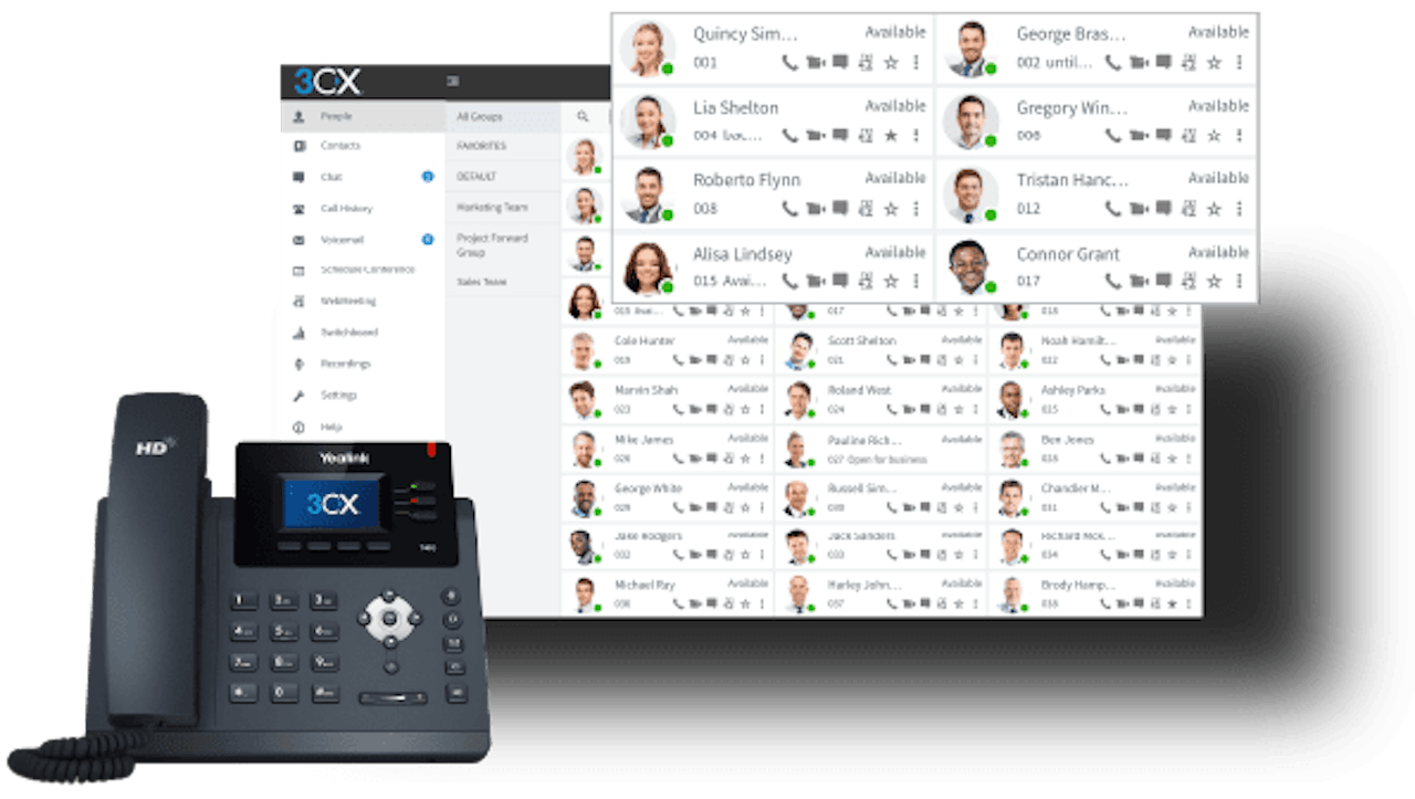 3CX: Eine intuitive Benutzeroberfläche für alle Plattformen