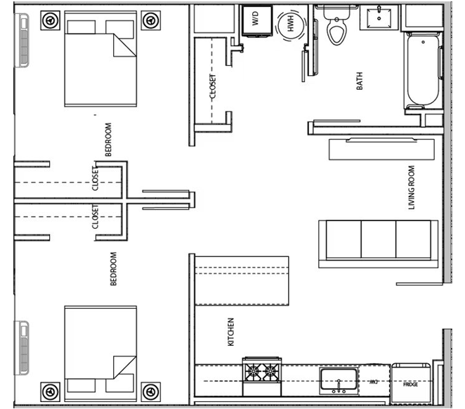 apartment layout