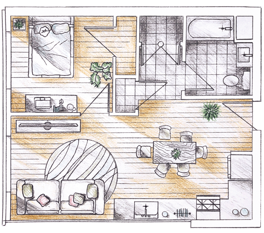 apartment layout