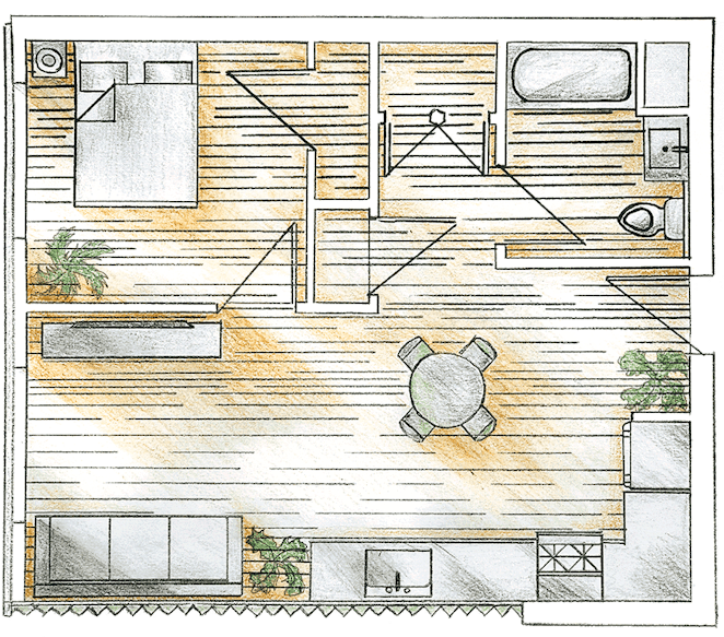 apartment layout