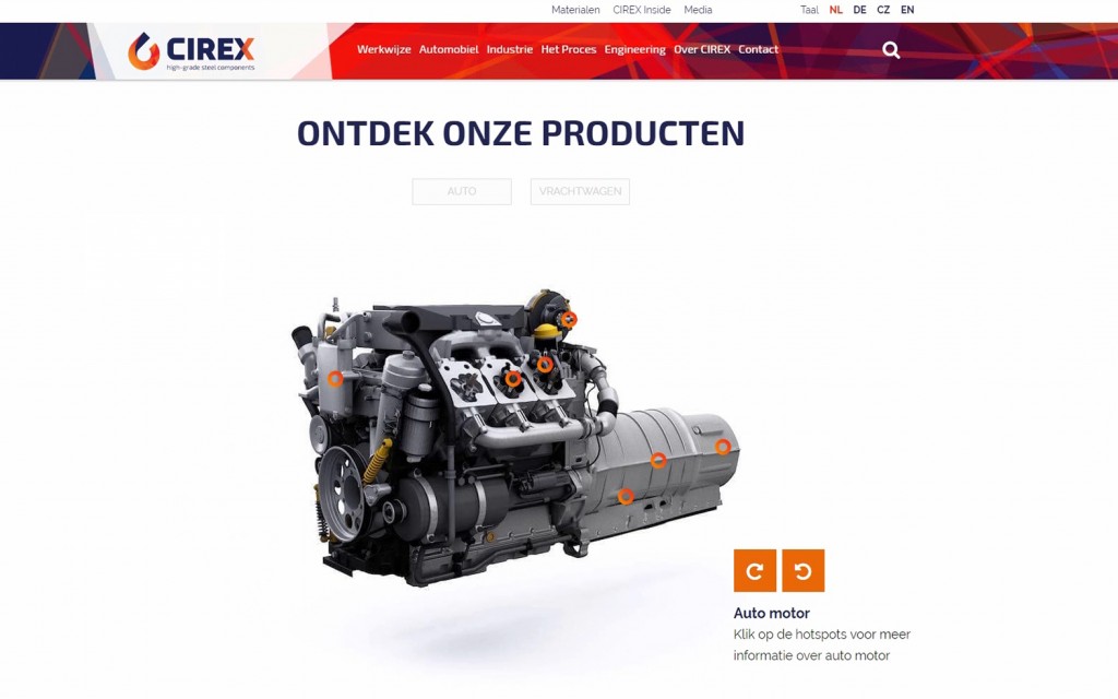 Cirex - interactive product catalog