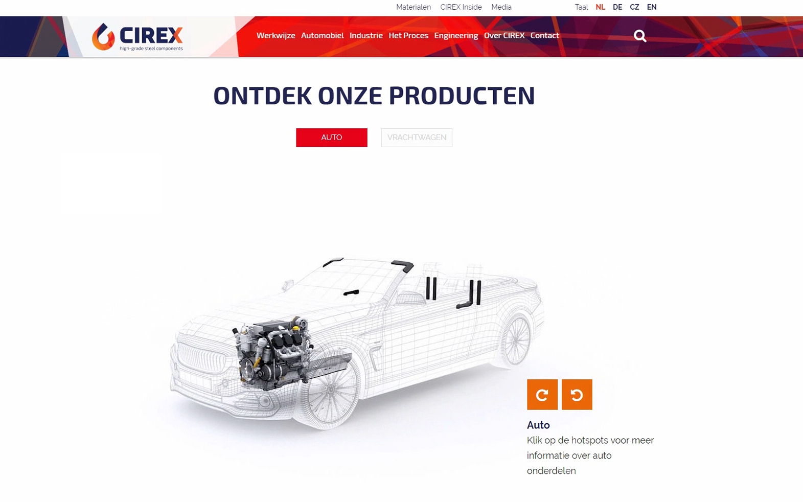 Cirex - interactive product catalog