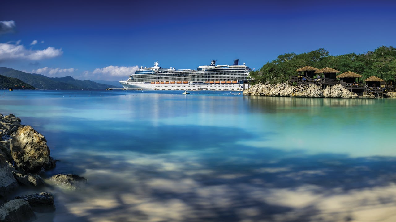Celebrity Cruises sailing through the Caribbean 
