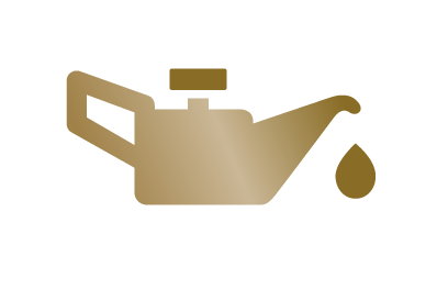 Gold Oil Can Icon