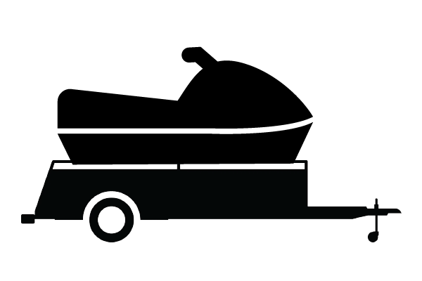 Personal Watercraft Trailer Icon