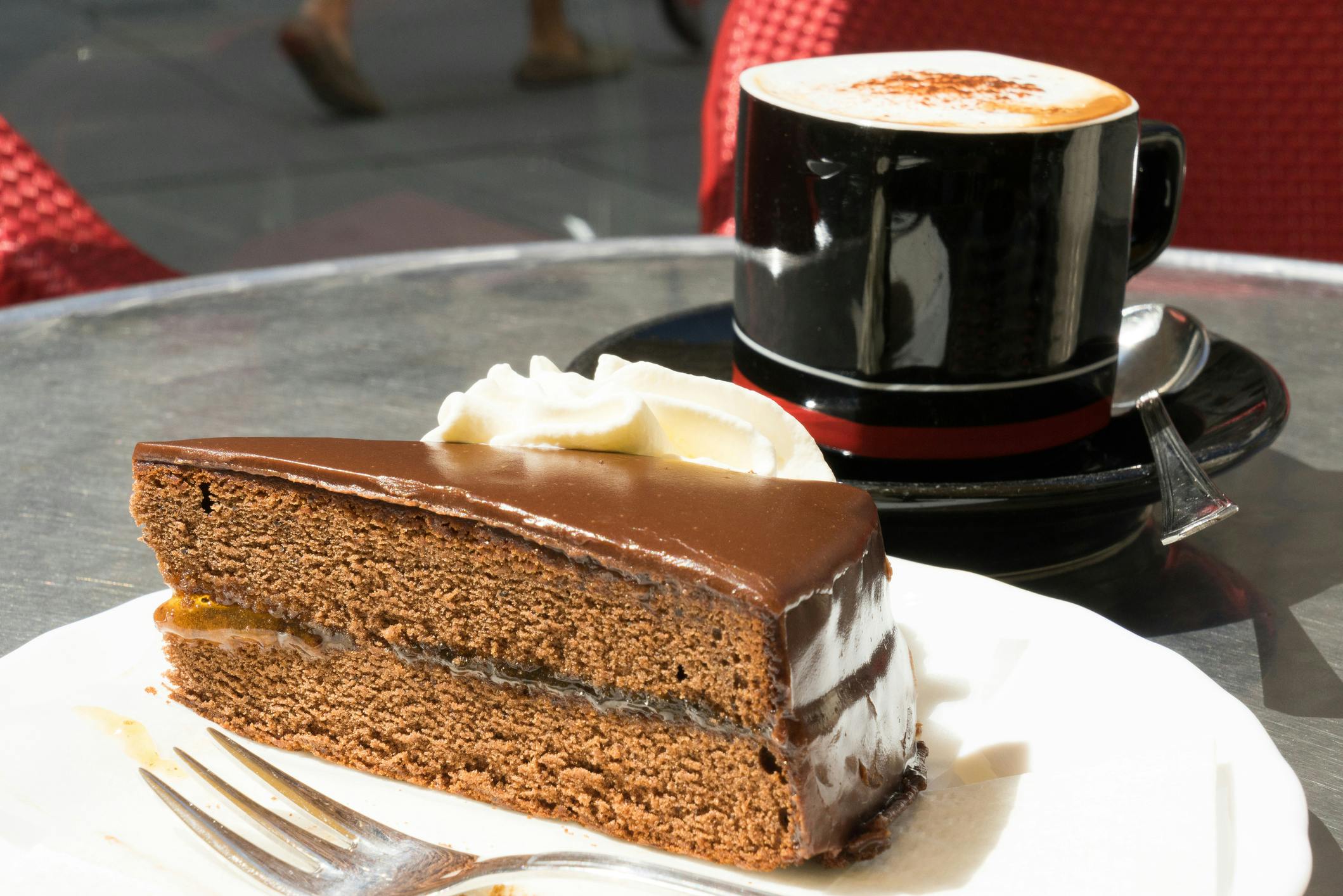 Sachertorte cake from AmaWaterways