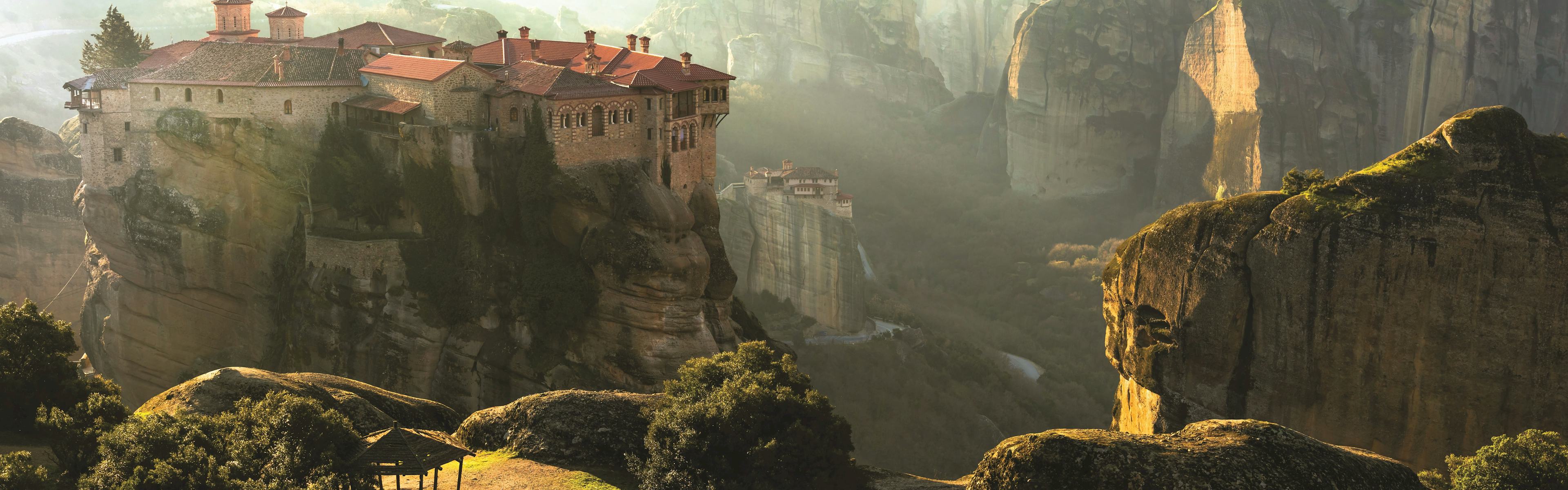 The Meteora Monasteries in Greece, Europe