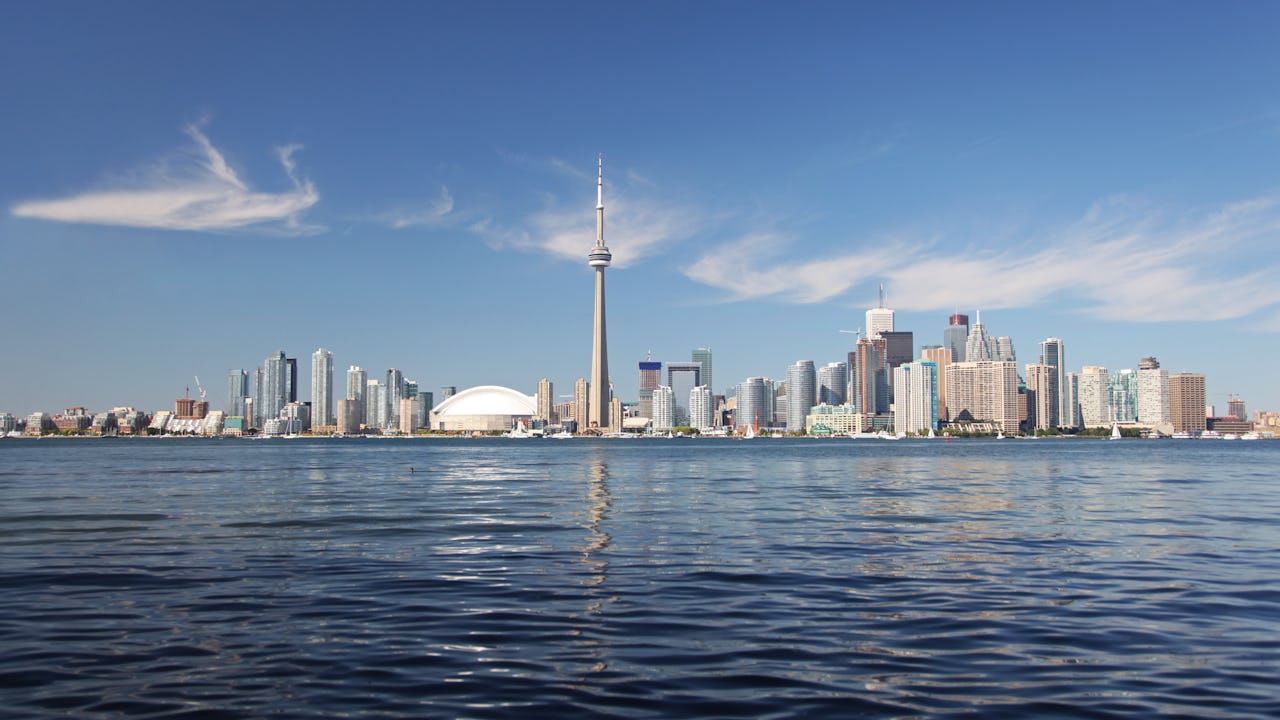 Beautiful Toronto Waterfront Cityscape