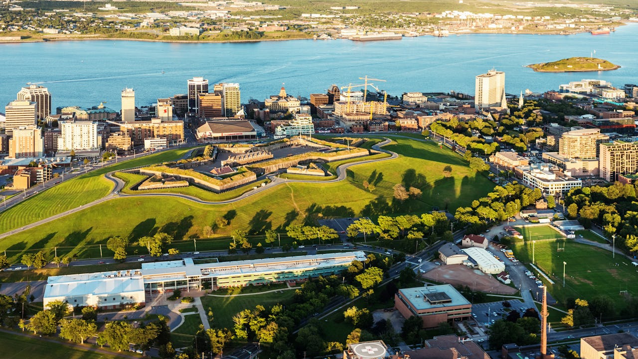 Aerial view of Halifax, Nova Scotia 
