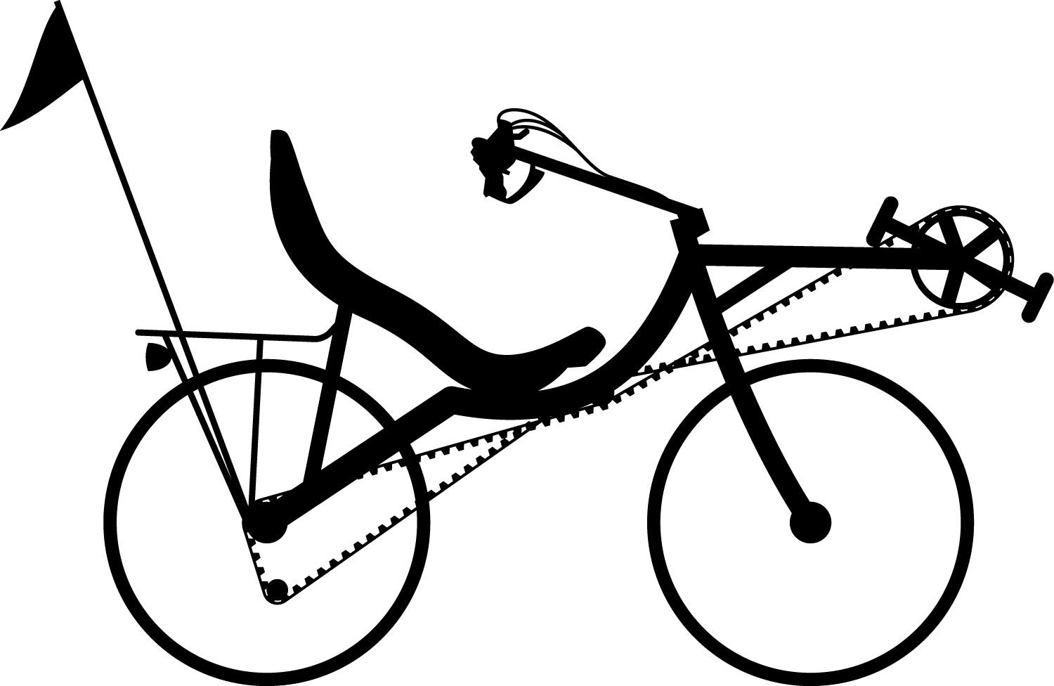 Recumbent Bike Icon