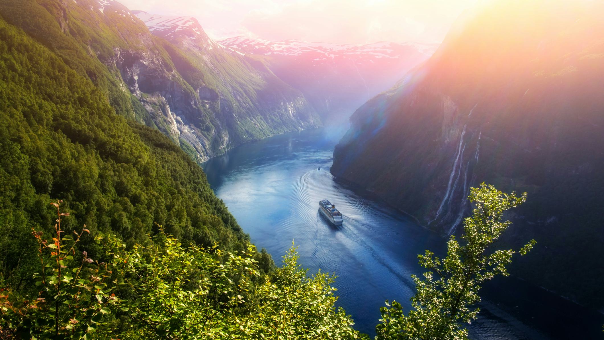 Cruise through Norway, Europe