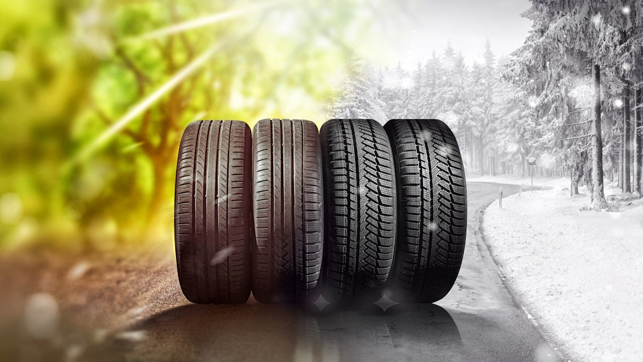 Swap summer tires for winter tires