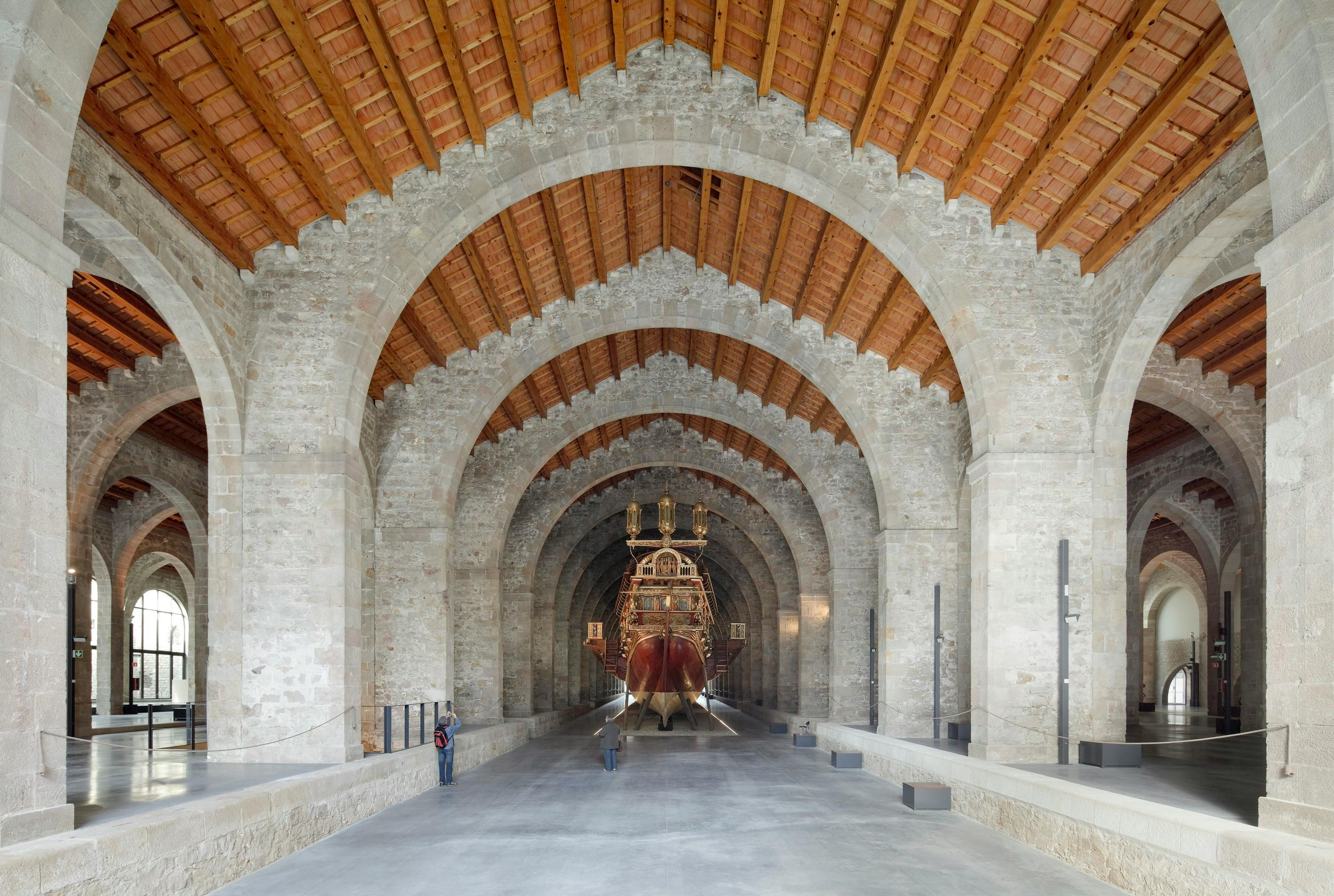 Museu Marítim de Barcelona: A maritime museum showcasing Barcelona's rich nautical history.