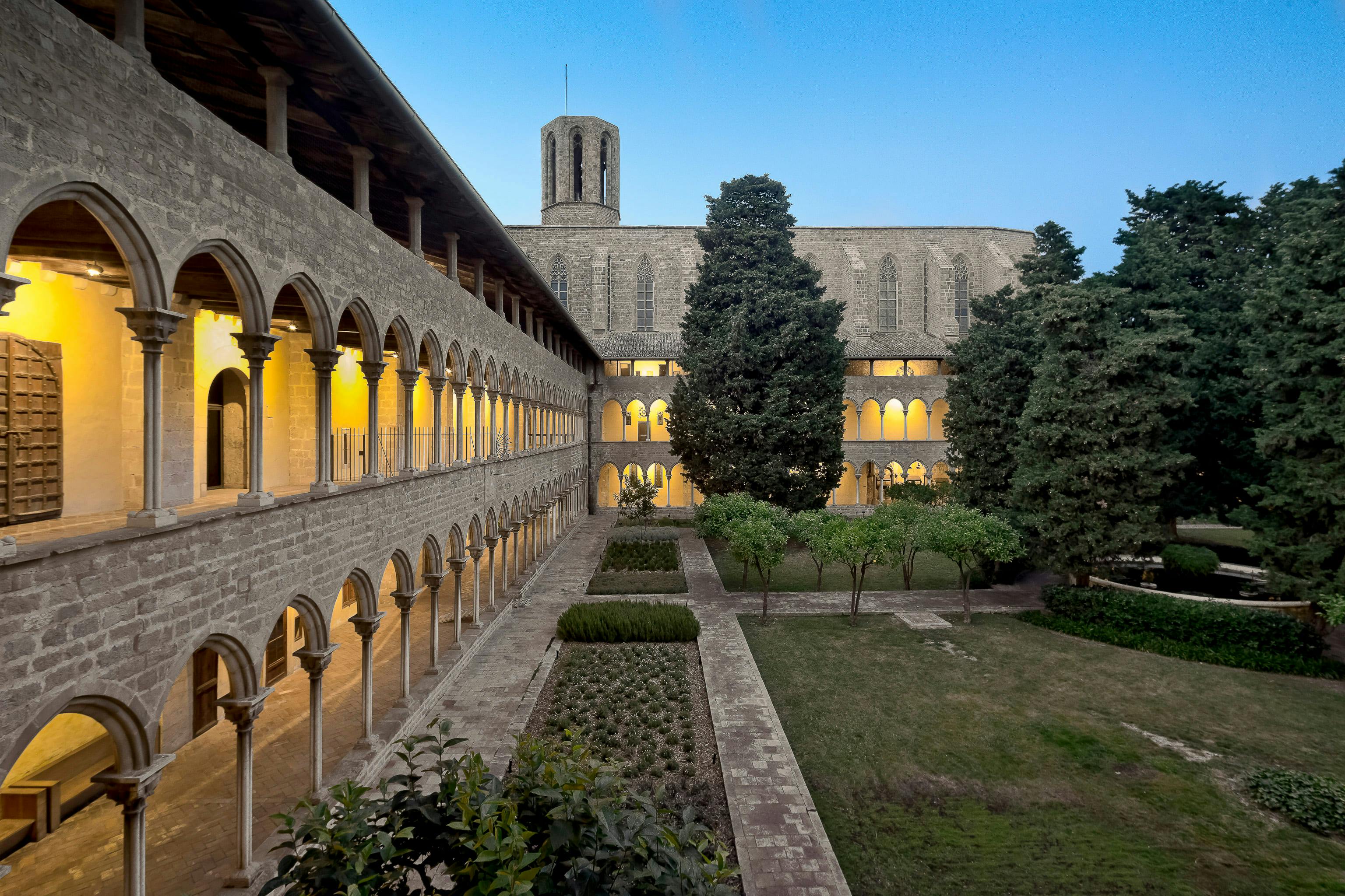 Monastery of Pedralbes: A serene and historic monastery nestled in nature's embrace. A place of tranquility and spiritual devotion.