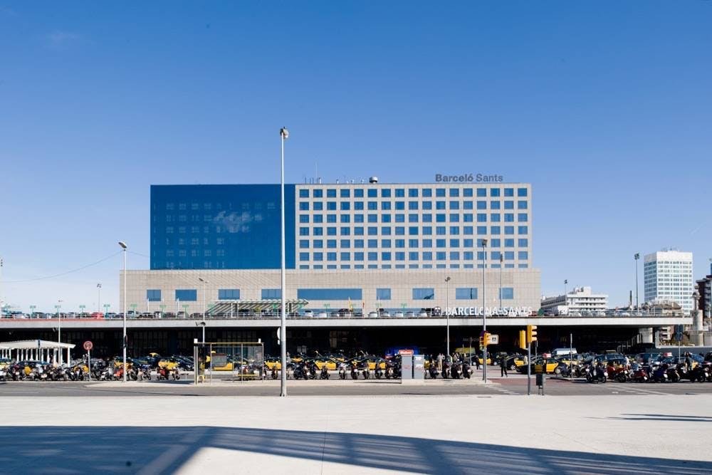 A busy hub of activity at Sants Station, the station that connects Barcelona and Salou.