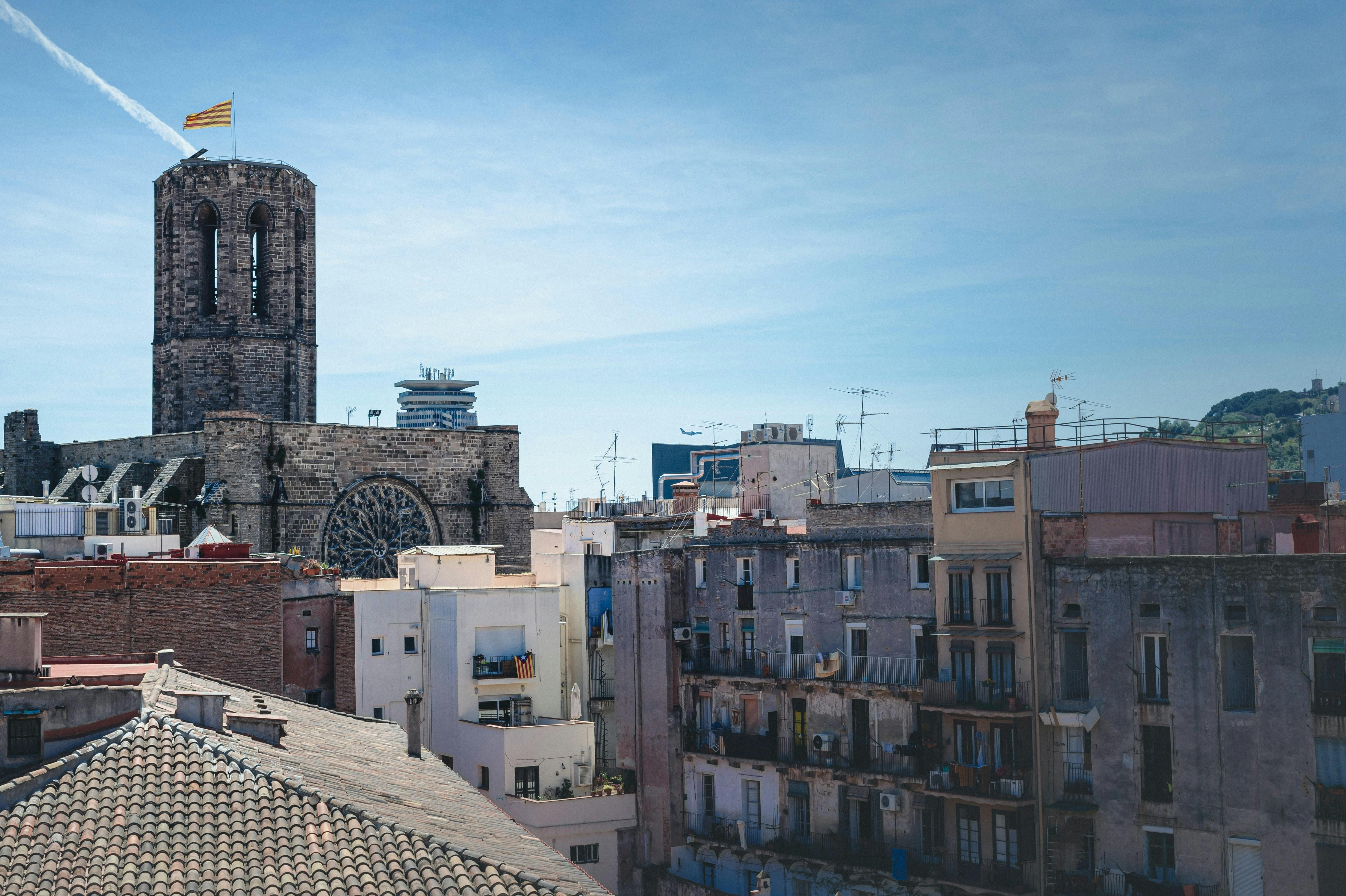 Barcelona's Gothic Quarter exuding architectural splendor.