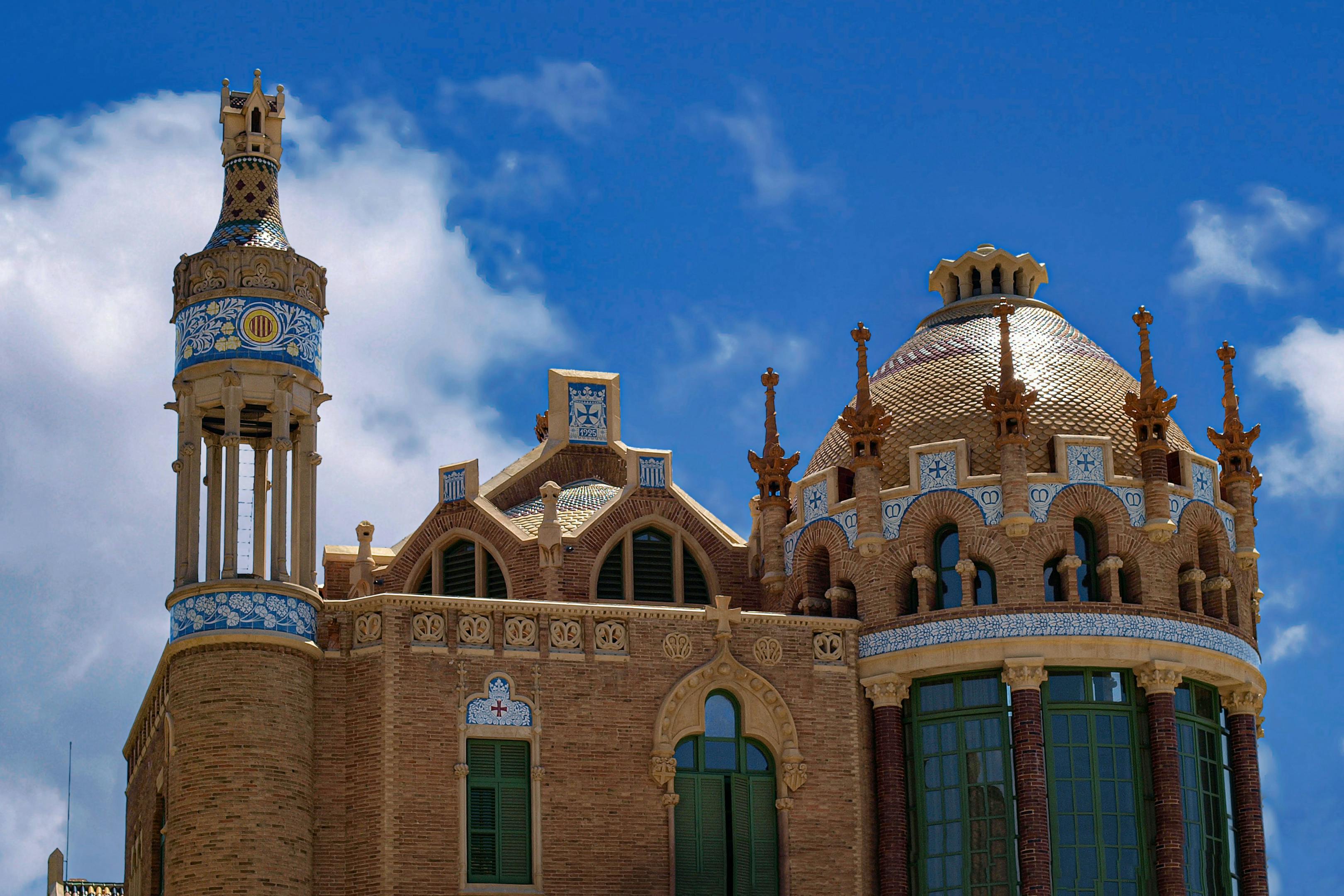 Iconic Recinte Modernista de Sant Pau, a magnificent architectural masterpiece.