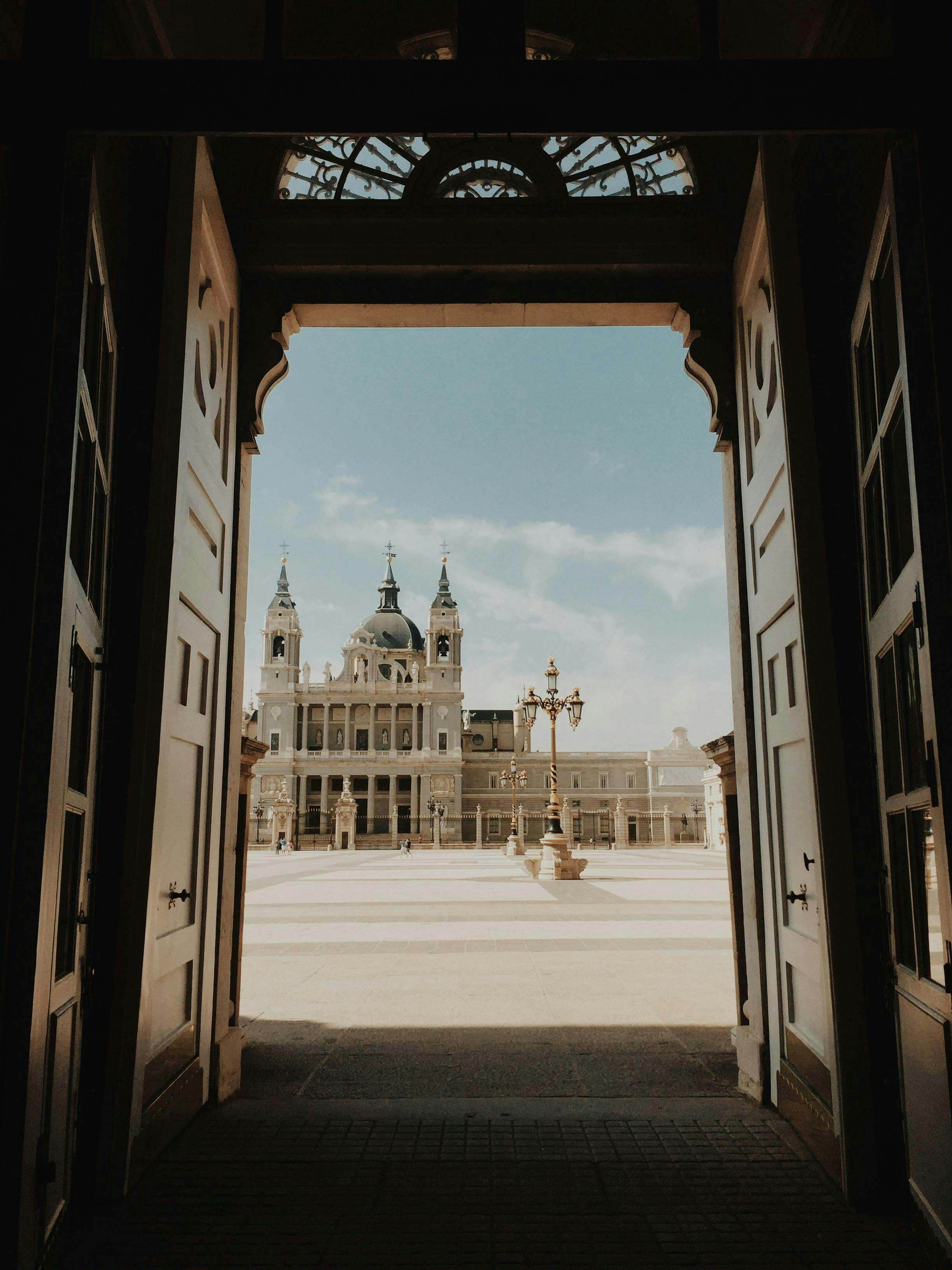 A glimpse of Palacio Real, Madrid