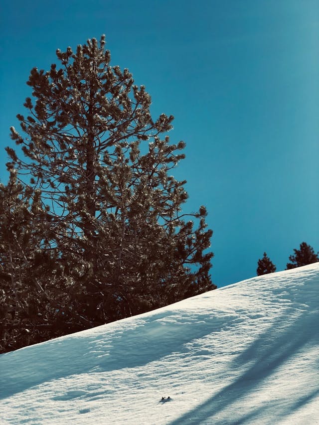 Snowboarding slopes in El Tarter, Andorra.