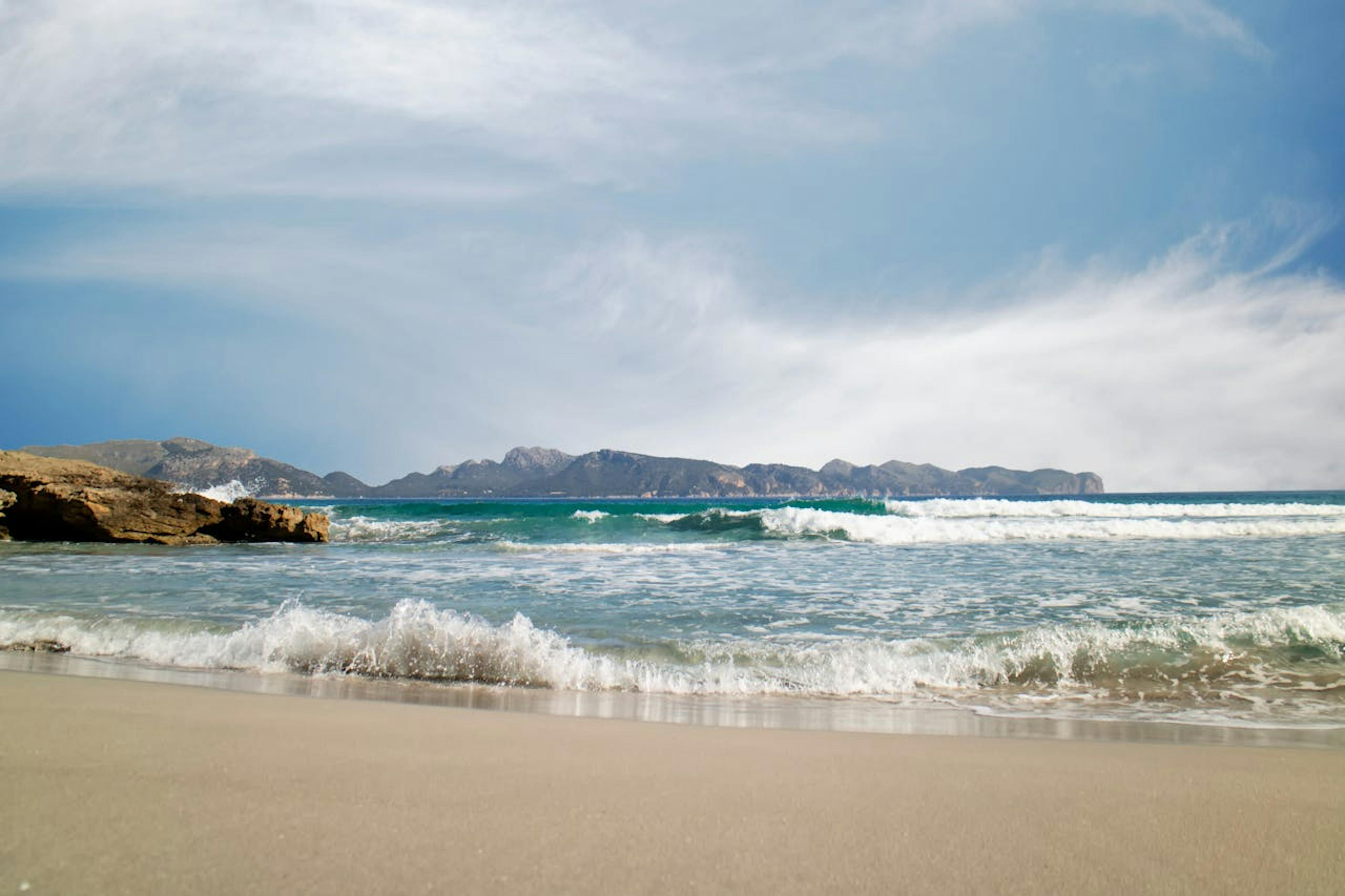 A beautifull beach in Sóller, Mallorca. 