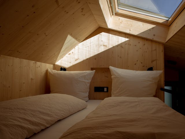 Urlaub Vorarlberg Nachhaltig Cabin Loftbett