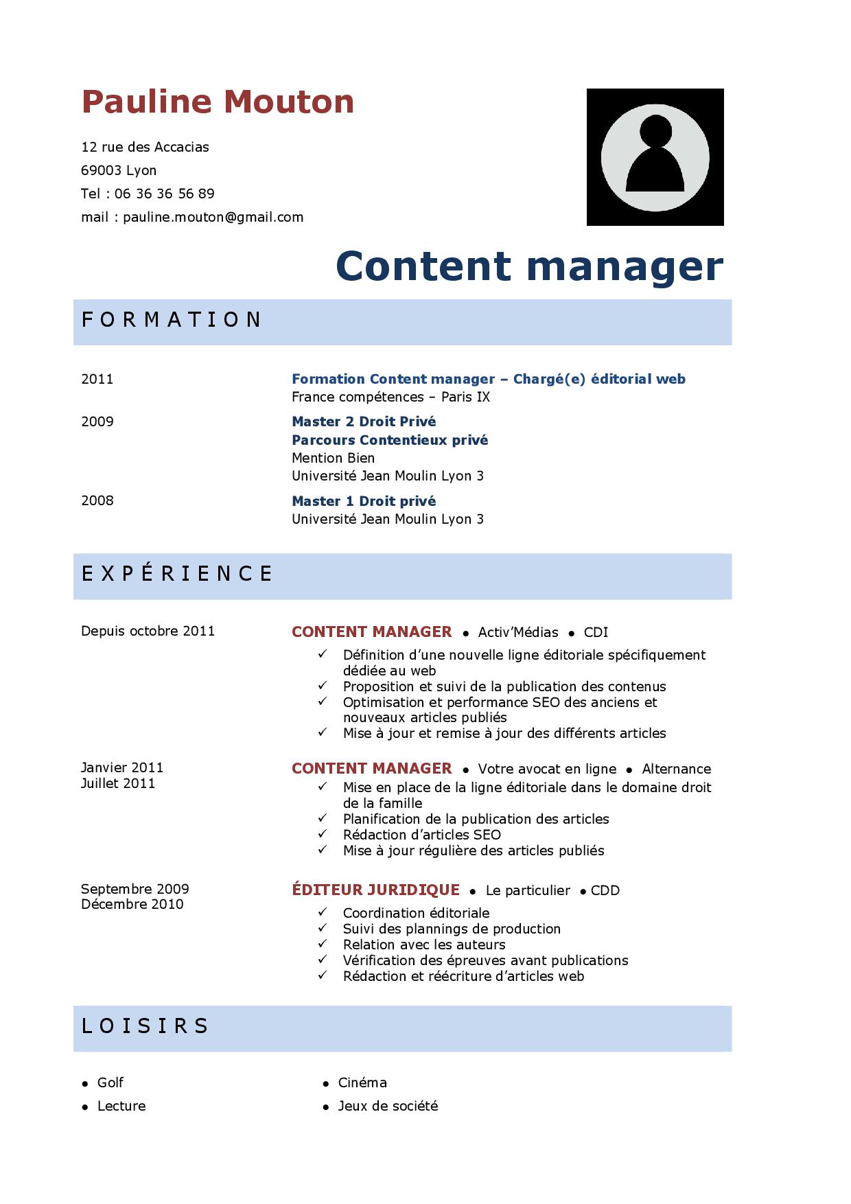 Idées de CV pour trouver un emploi en 2021  Cadremploi